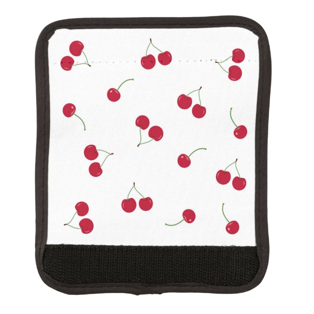   Cherry Cherries Luggage Handle Wrap (Front)