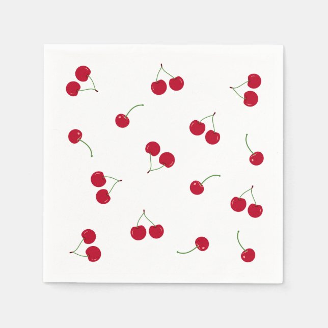  Cherry Cherries Napkins (Front)