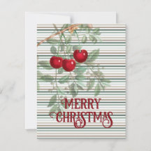 Cherry Christmas - Vintage Christmas