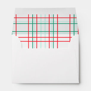 Cherry Cottage Plaid Envelope