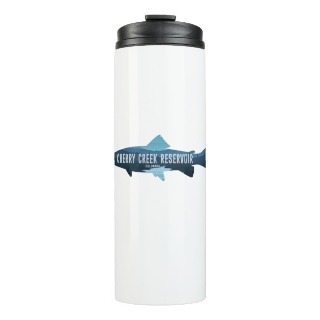 Cherry Creek Reservoir Colorado Fish Thermal Tumbler (Front)