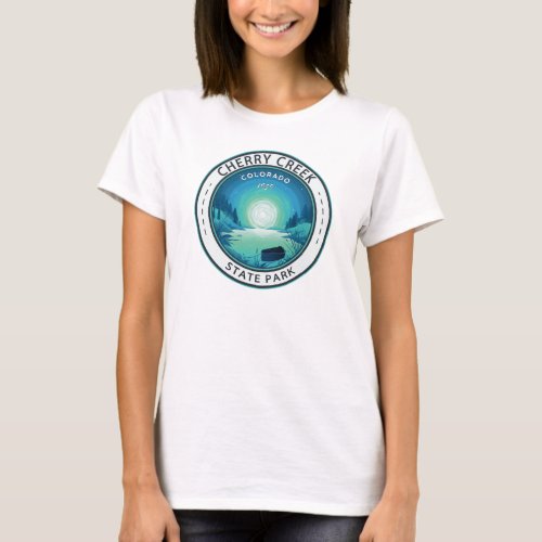 Cherry Creek State Park Colorado Vintage Badge T_Shirt