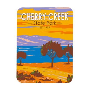 Cherry Creek State Park Colorado Vintage  Magnet