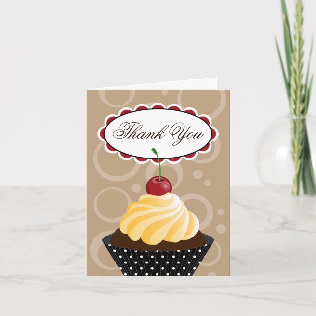 Cherry Cupcake Bakery Thank You (Front)