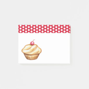 Cherry Cupcake Kitchen Grocery Notes Post It Notes