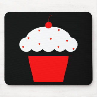 cherry cupcake mouse pad