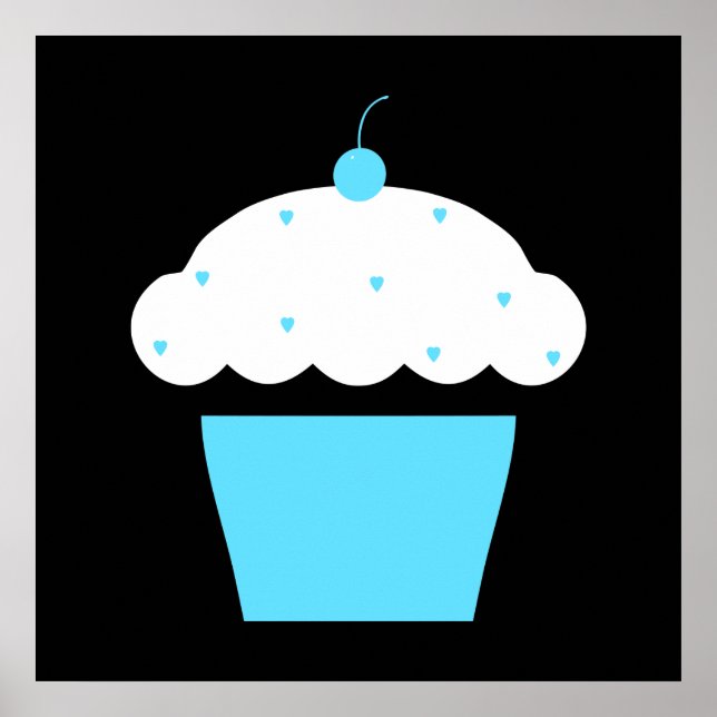 cherry cupcake poster (Front)