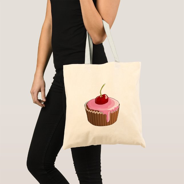 Cherry Cupcake Tote Bag (Creator Uploaded)
