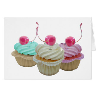 Cherry cupcakes cards