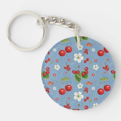 Cherry design keychain