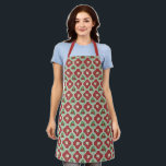 Cherry Diamond Apron<br><div class="desc">The Cherry Diamonds is from designer,  Jenni Delaplante's new collection: "Chickens & Cherries".</div>