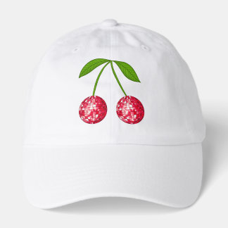 Cherry Disco Ball Hat
