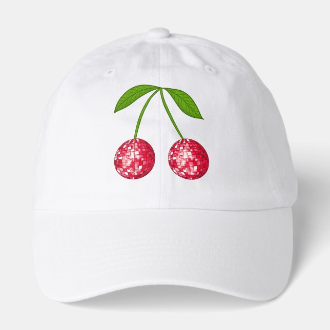Cherry Disco Ball Hat (Front)