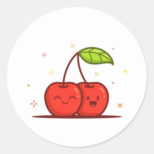 Cherry Emoji Sticker