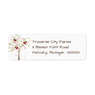 Cherry Farm Address Label