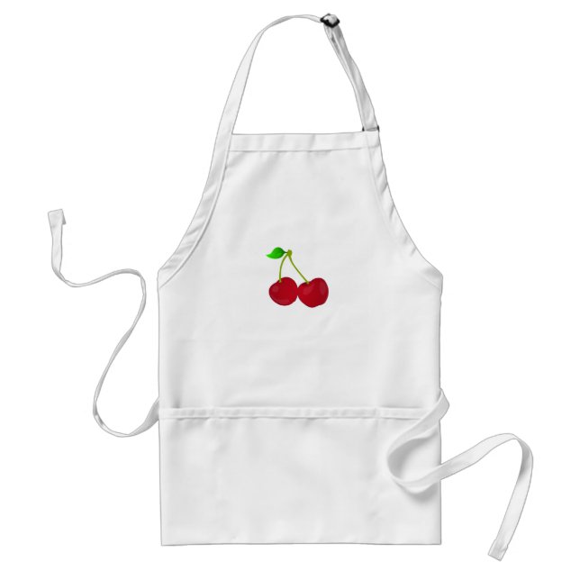 cherry flavored  adult apron (Front)