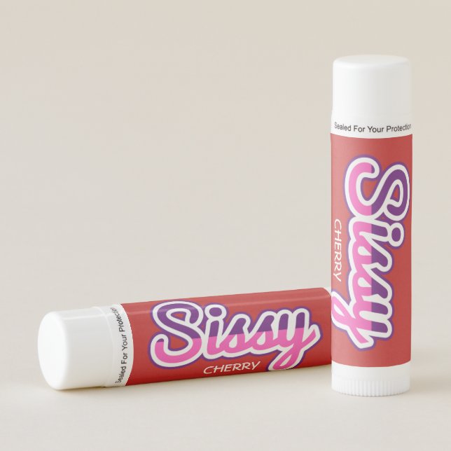 Cherry Flavored Lipstick Lip Balm (Front)
