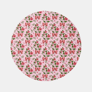 Cherry floral pattern Curtain Outdoor Rug