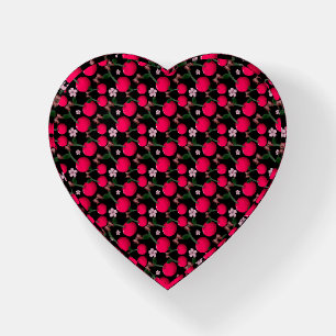 Cherry floral pattern paperweight