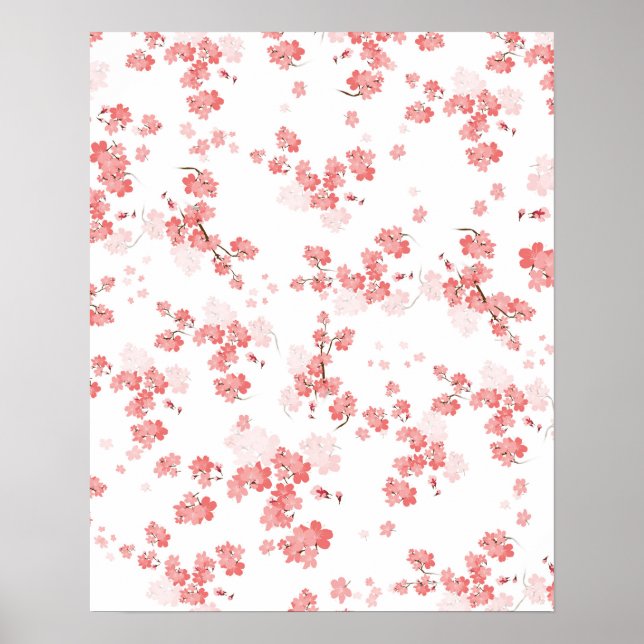 Cherry Flower 2 Poster (Front)