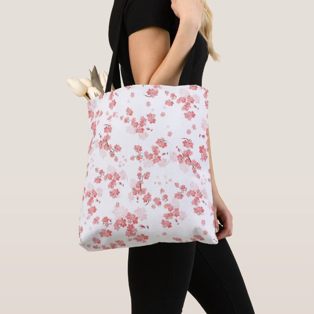 Cherry Flower 2 Tote Bag (Close Up)