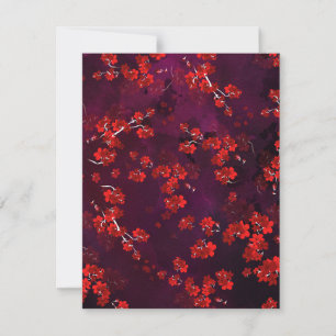 Cherry Flower 3 Note Card