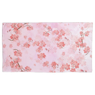 Cherry Flower Pillow Case