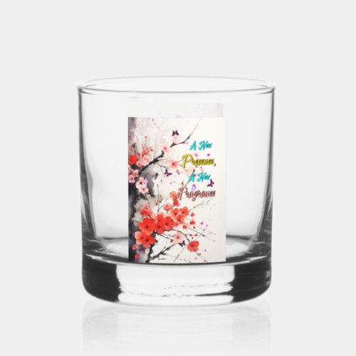 Cherry Fragrance Sakura Whiskey Glass