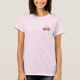 Cherry Fruit Initial Name T-Shirt