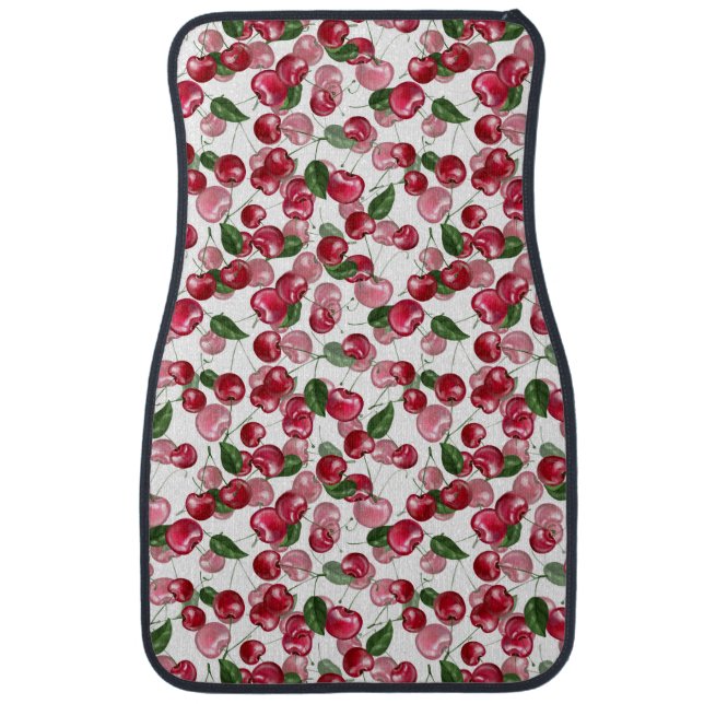 Cherry Fruit pattern Car Floor Mat (Front)