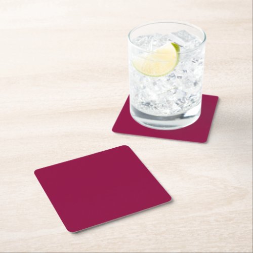 Cherry Fruit Square Paper Coaster