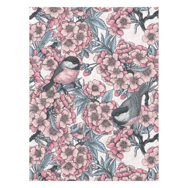 Cherry garden tablecloth (Front)