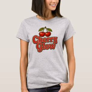 Cherry Glow Retro Vintage Cherry Graphic T-Shirt