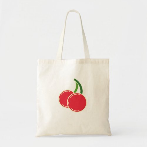 Cherry Graphic Tote Bag