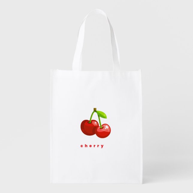 cherry grocery bag (Front)