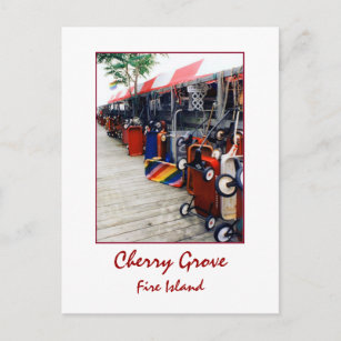 'Cherry Grove Pride Wagon' Postcard