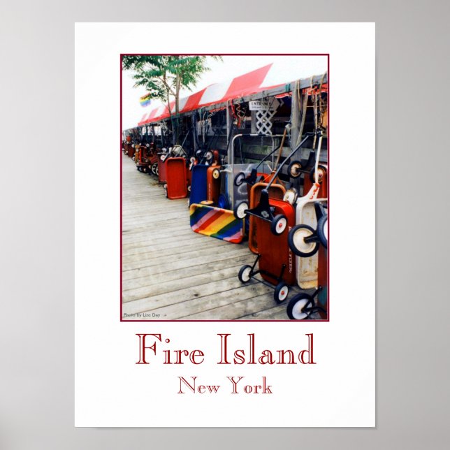 'Cherry Grove Pride Wagon' Poster (Front)