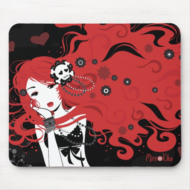 Cherry Gunshot Mouse Pad (Front)