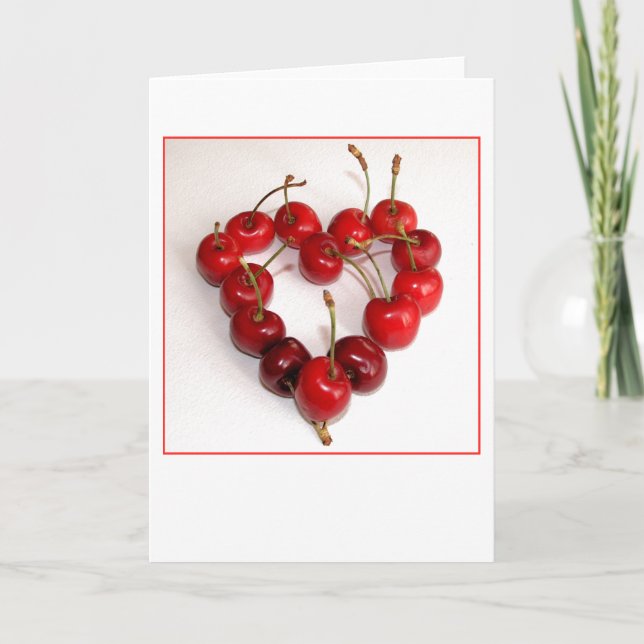 Cherry Heart Card (Front)