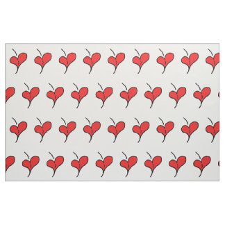 Cherry Hearts Fabric