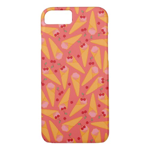 cherry ice cream    iPhone 87 case