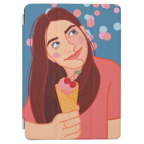 cherry ice cream iPad air cover