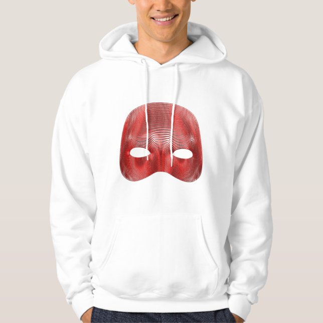 Cherry Inferno Divine Mask Hoodie (Front)