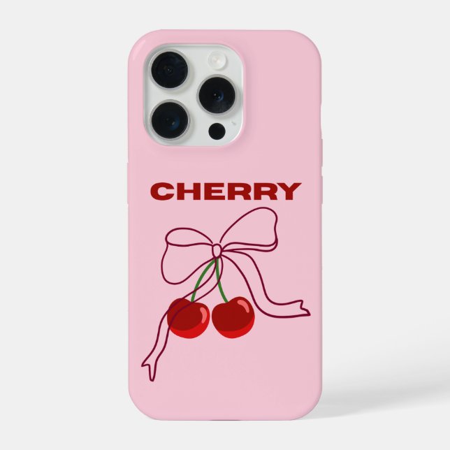 Cherry iphone case (Back)