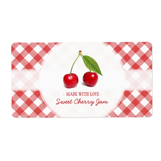 Cherry Jam label (Front)