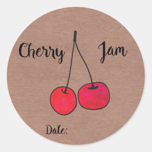 Cherry Jam Labels