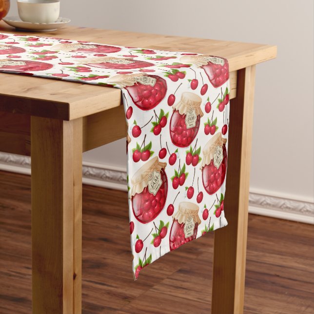 Cherry Jam Long Table Runner (In Situ)