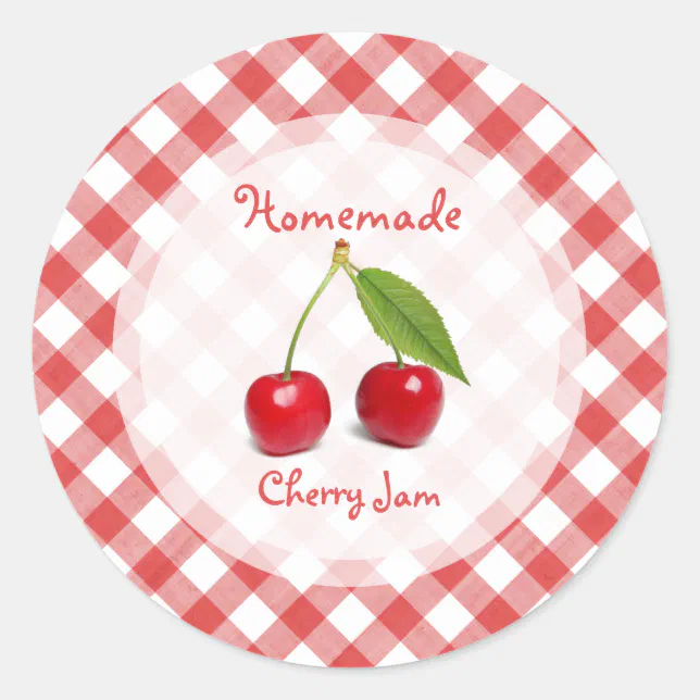 Cherry Jam sticker | Zazzle