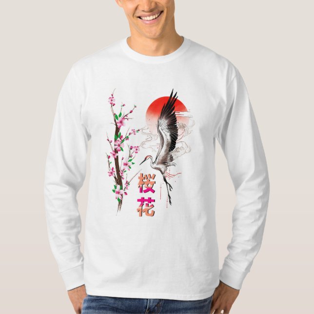 Cherry Japan Pastel Sakura T-Shirt (Front)