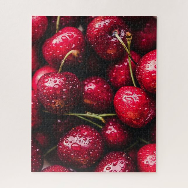 Cherry jigsaw puzzle  (Vertical)